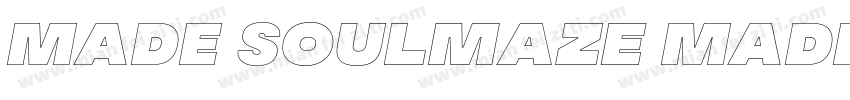 MADE Soulmaze MADE Soulmaze Reg字体转换